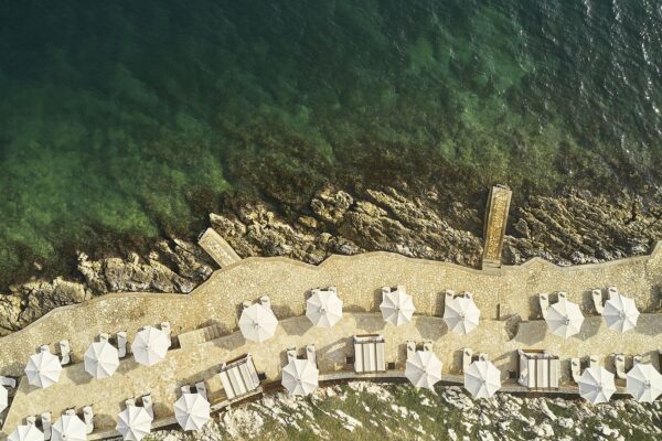Kempinski Adriatic aerial beach