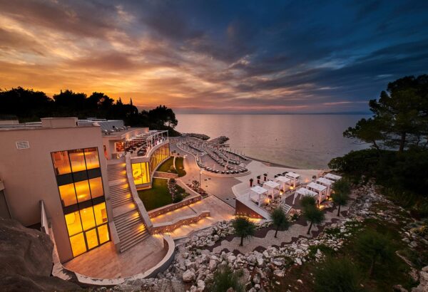 Kempinski Adriatic exterior sunset