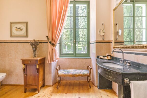 Villa Sostaga Doppeltimmer Bad
